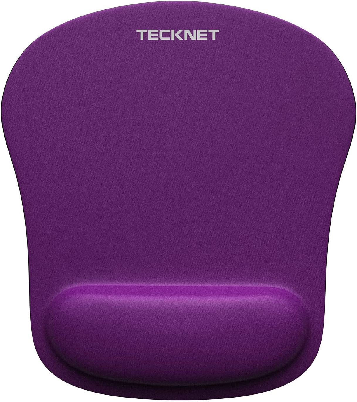 Mouse Pad with Wrist Support, Ergonomic Gaming Mouse Pad Pain Relief, Portable Comfortable Mousepad for Computer, Laptop, Office, Home and Travel, Non-Slip Base, Waterproof Surface, Purple