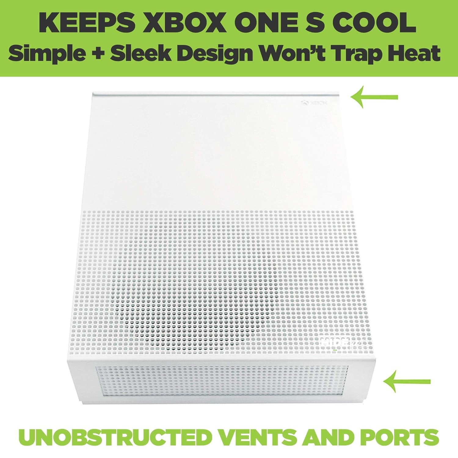 X1S Wall Mount for Xbox One S - Patented in 2019, Made in USA - White Steel Mount for Xbox One S to Safely Store Your Xbox One S on Wall near or behind TV